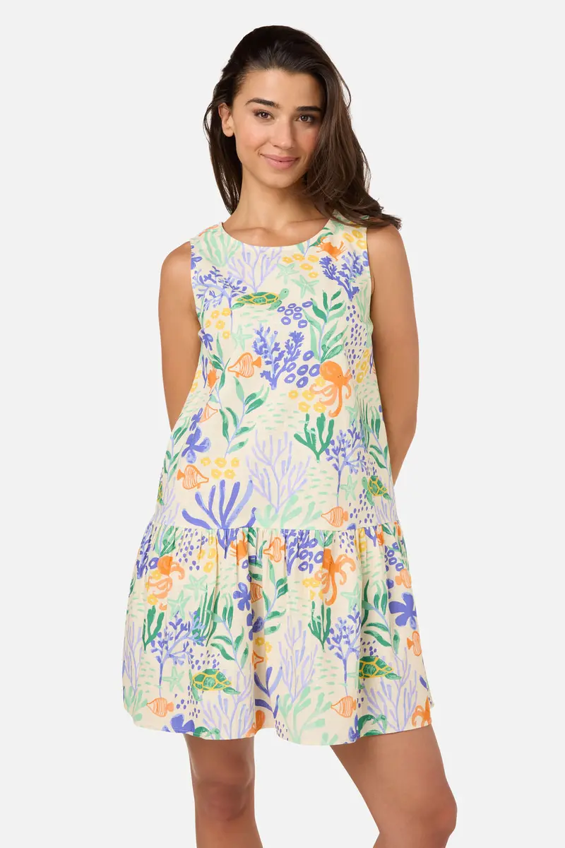Coral Reef Mini Beach Dress 1