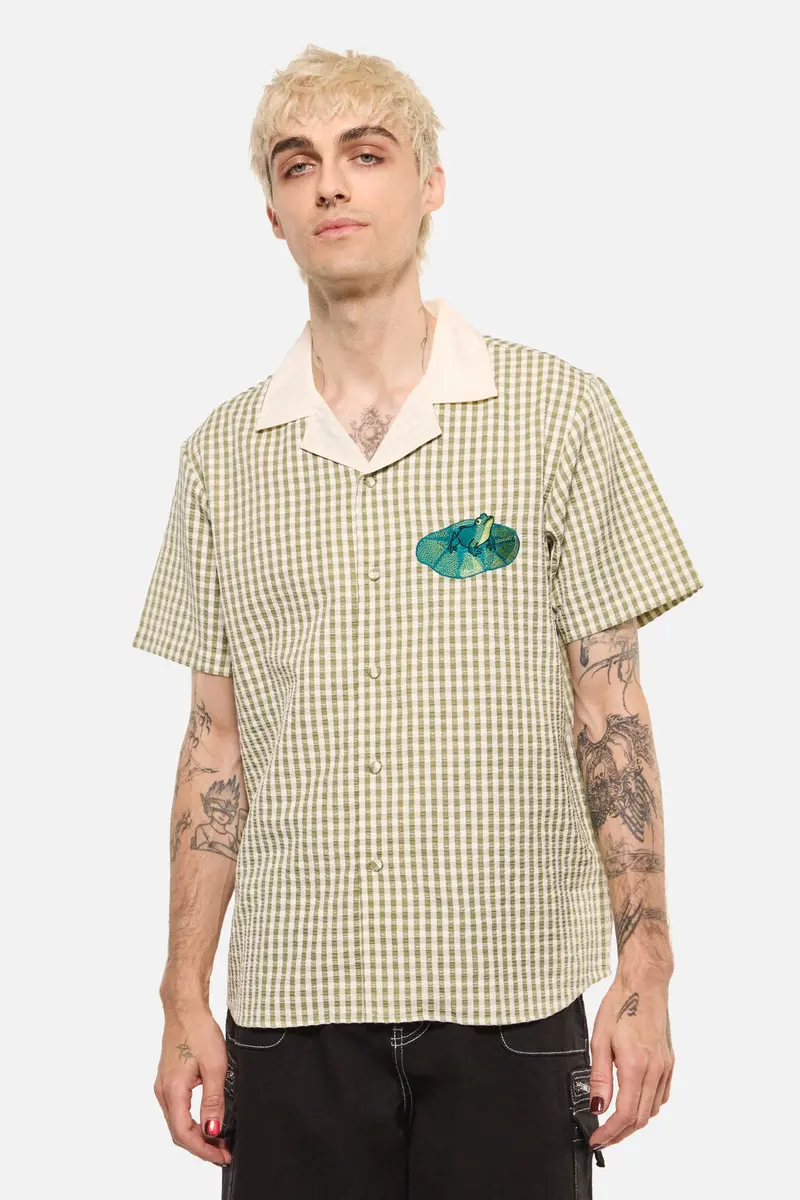 Cottagecore Gingham Collar Shirt 1