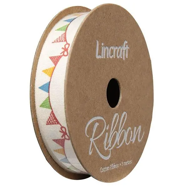 Cotton Ribbon, Stars Dark Blue- 15Mm X 3M 1