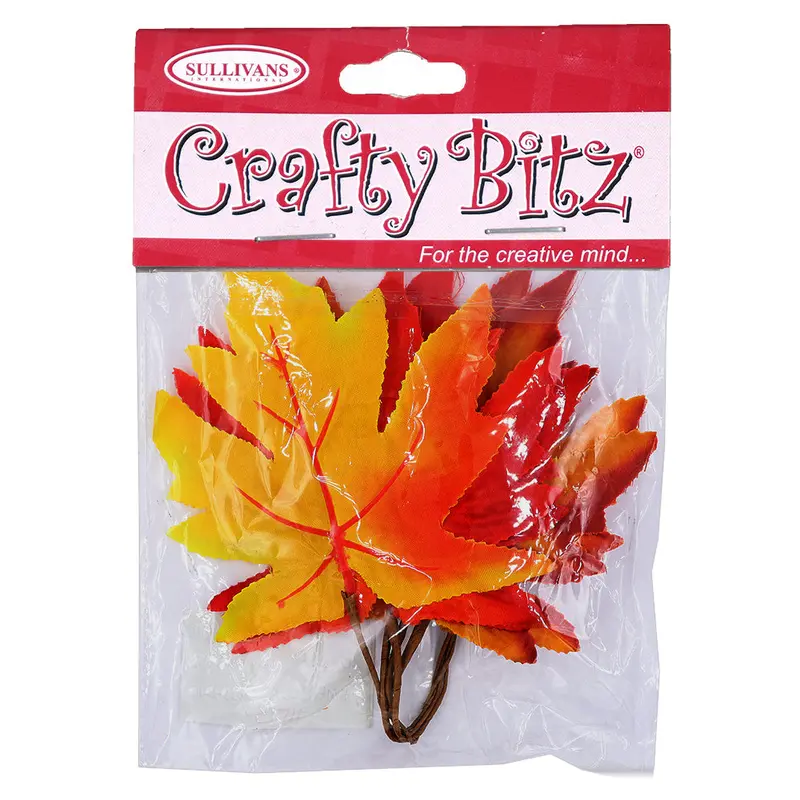 Crafty Bitz Autumn Leaves, Large- 5Pk 1