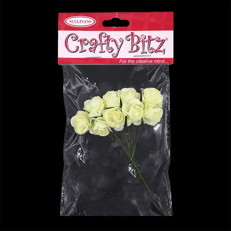 Crafty Bitz Flower Bunch, White 1