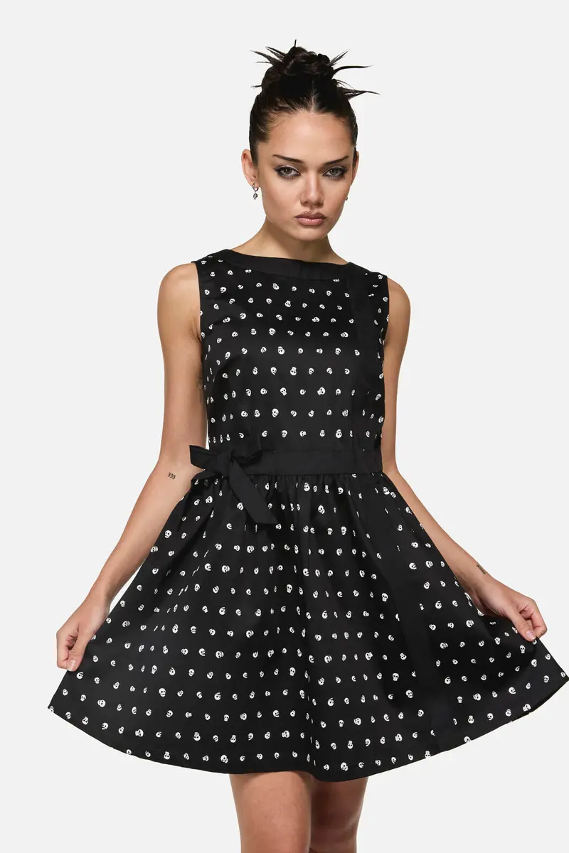 Cranium Goth Mini Dress 1