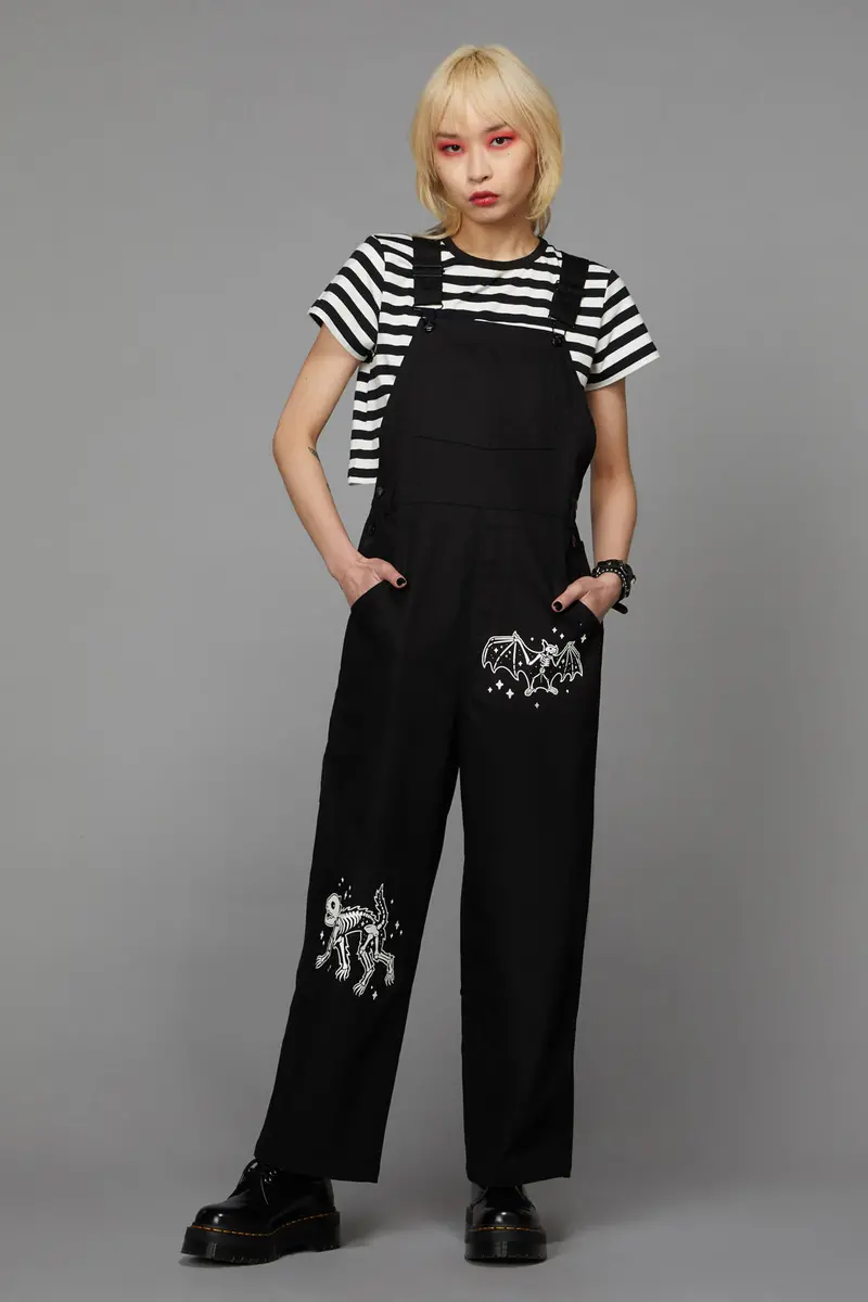 Crossbone Goth Overall 1