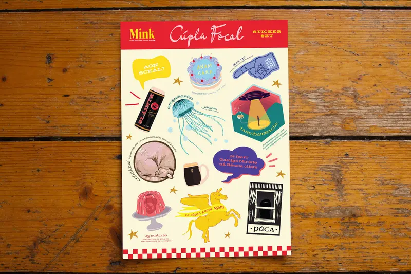 Cúpla Focal (Irish Language Sticker Set) 1