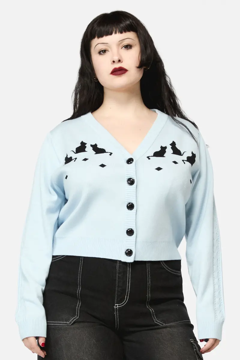 Curve Catkins Cableknit Cardi 1