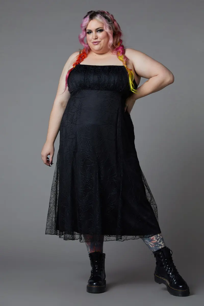 Curve Interwebs Mesh Dress 1