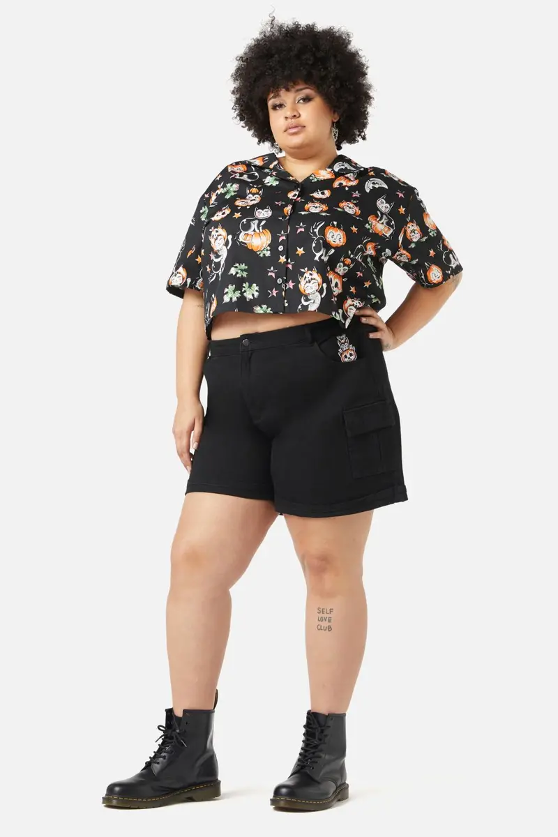 Curve Pumpkin Patch Kitty Blouse 1