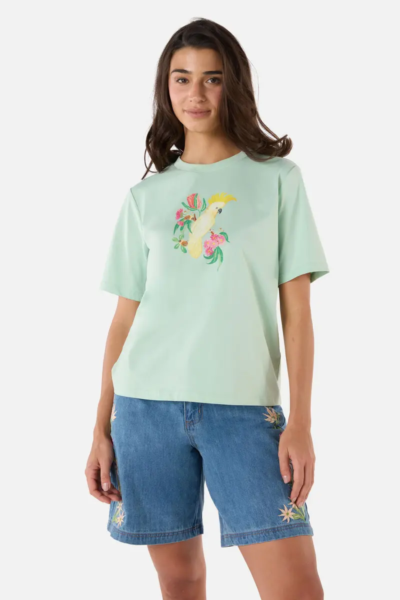 Cute Cockatoo Relaxed Tee 1
