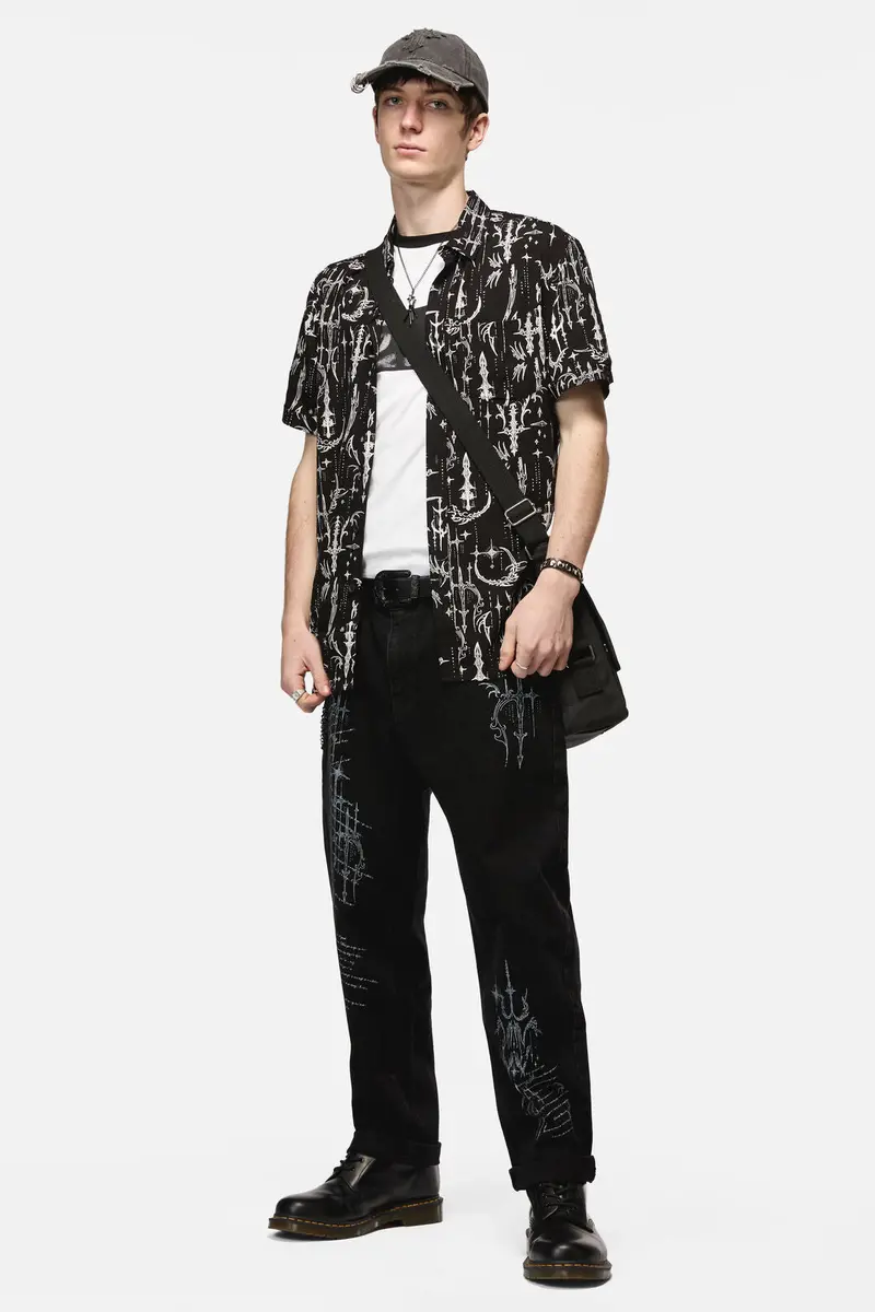 Cyber Print Ss Shirt 1