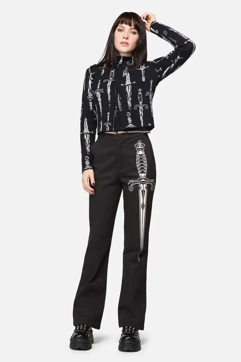 Dagger Goth Flare Pant 1