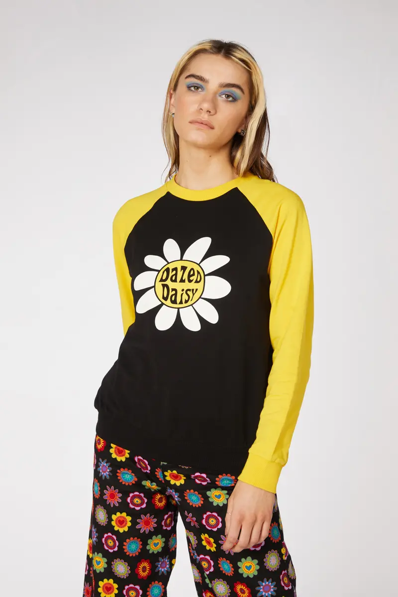 Daisy Raglan Cotton Sweat 1
