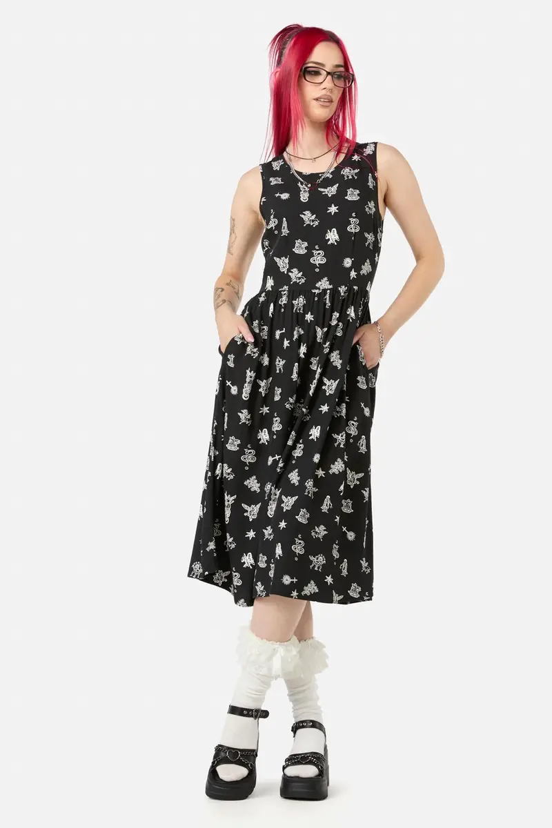 Darc Printed Midi Dress 1