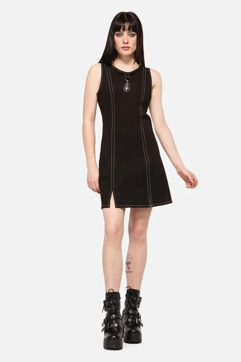 Dark Pieridae Charm Basic Dress 1