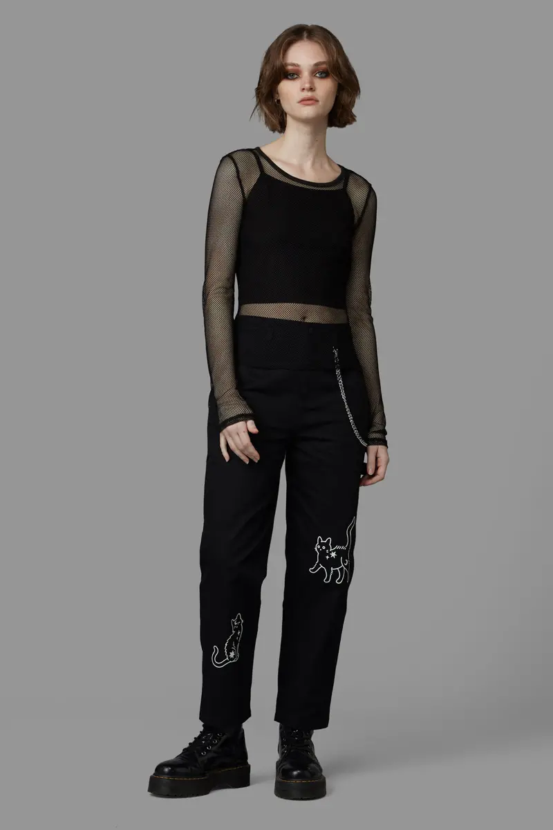 Dead Inside Mesh Top 1