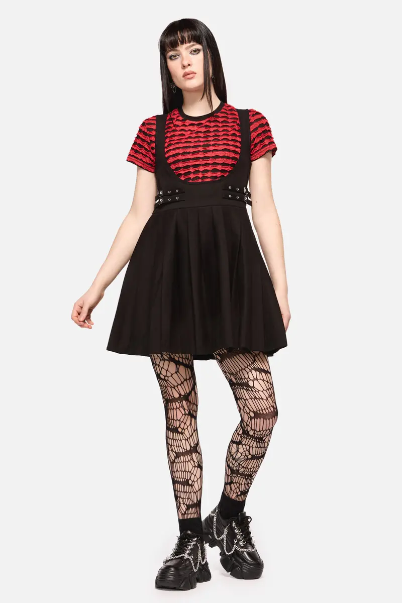 Defiant Punk Trim Pinafore 1