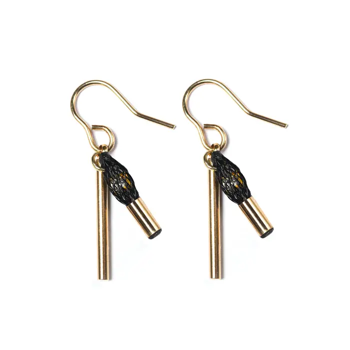 Delicat Topaz Gold Earrings 1