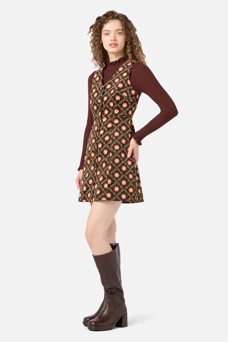 Delilah Cord Pinafore 1