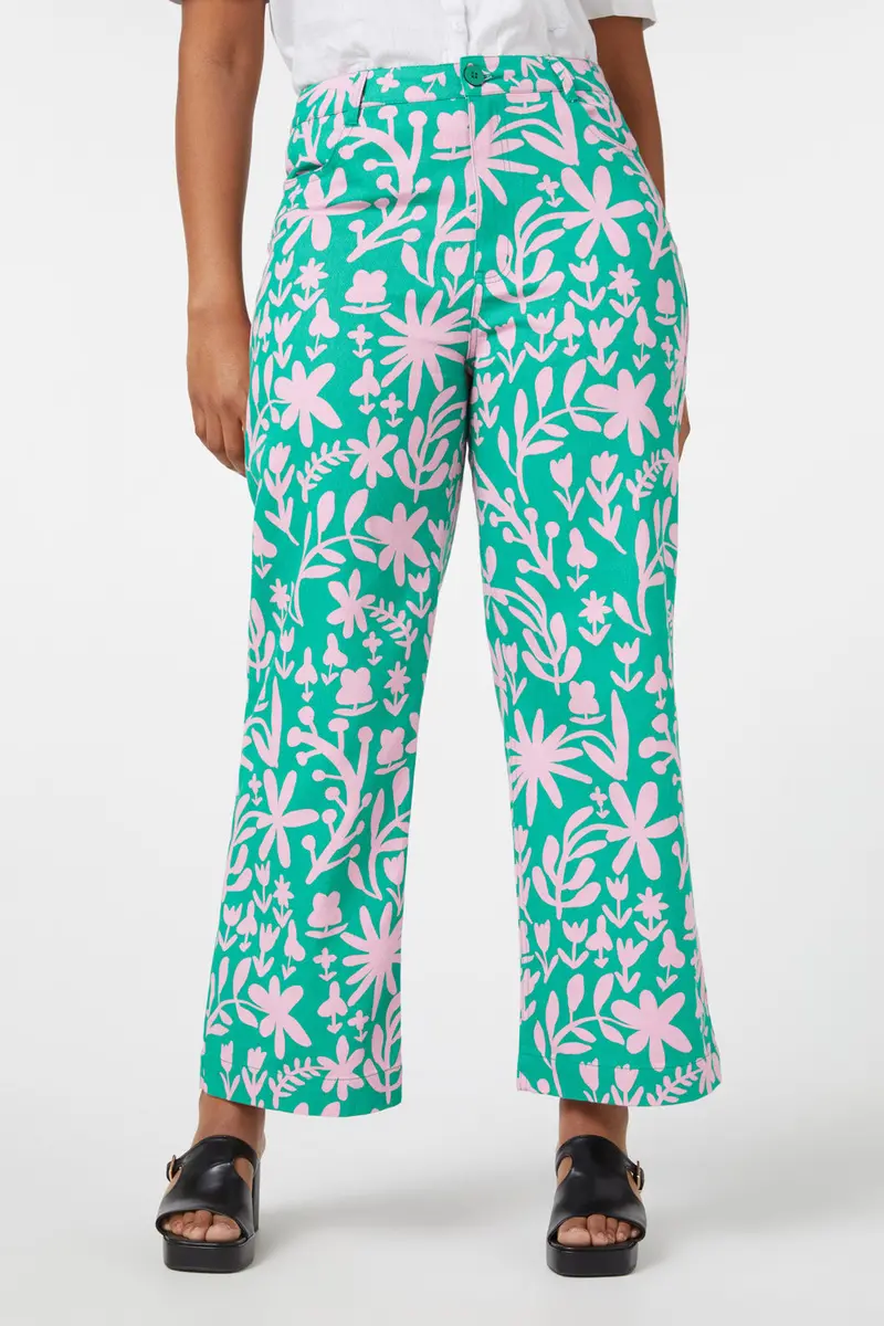 Della Floral Printed Jean 1