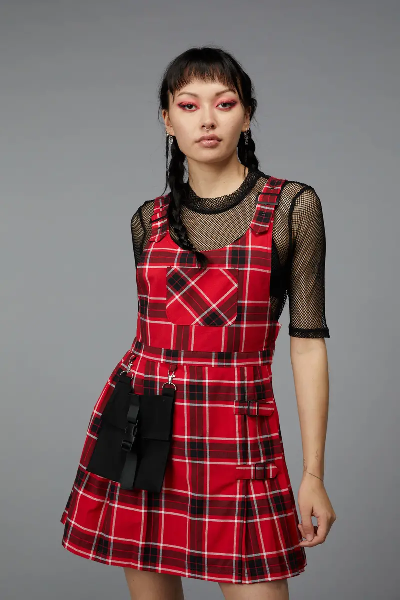 Demonic Tartan Pinafore 1