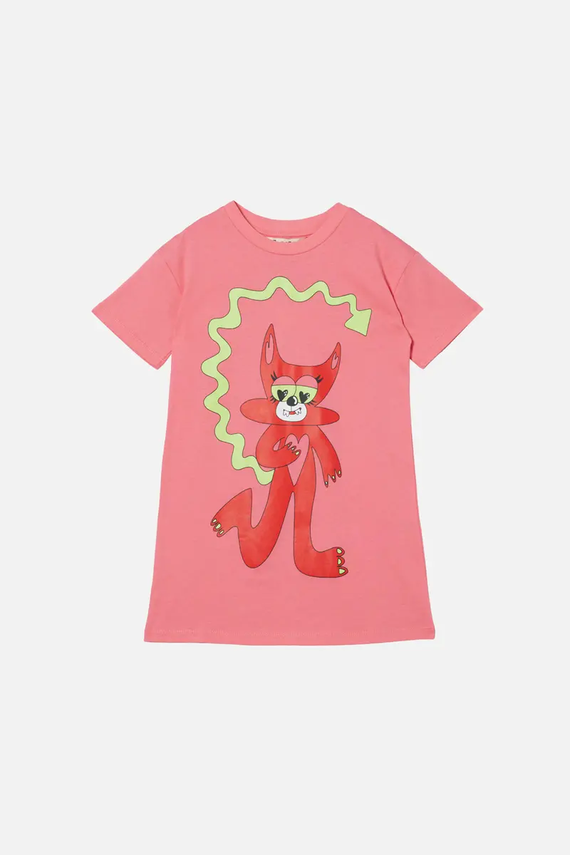 Devilish Girl Kids T-Shirt Dress 1