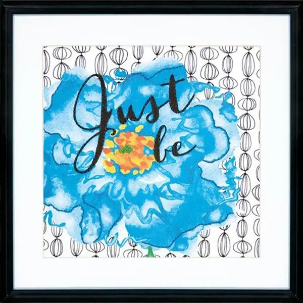 Dimensions Stitch Kit, Just Be- 9X9in 1