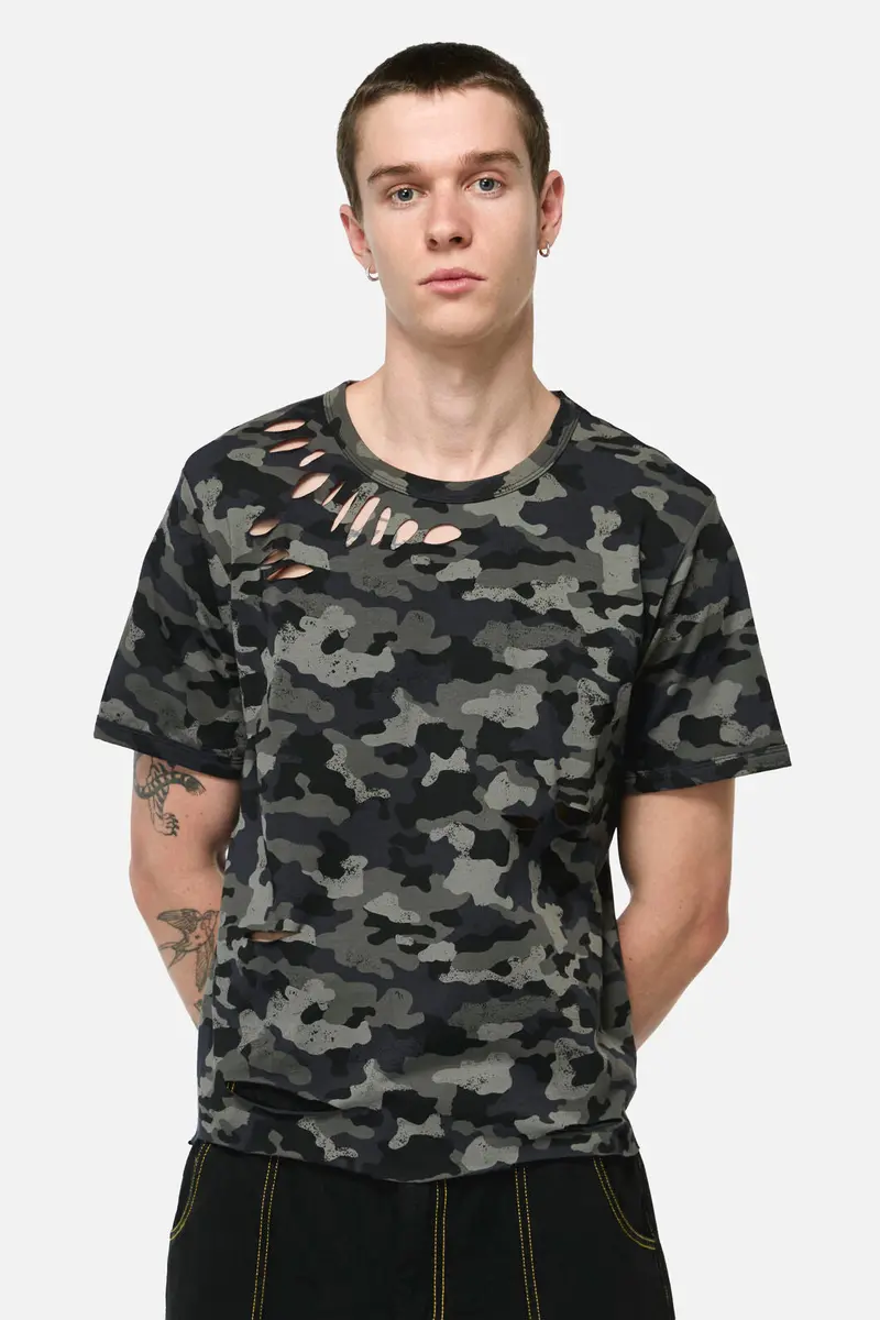 Disruptive Camo Grunge Tee 1