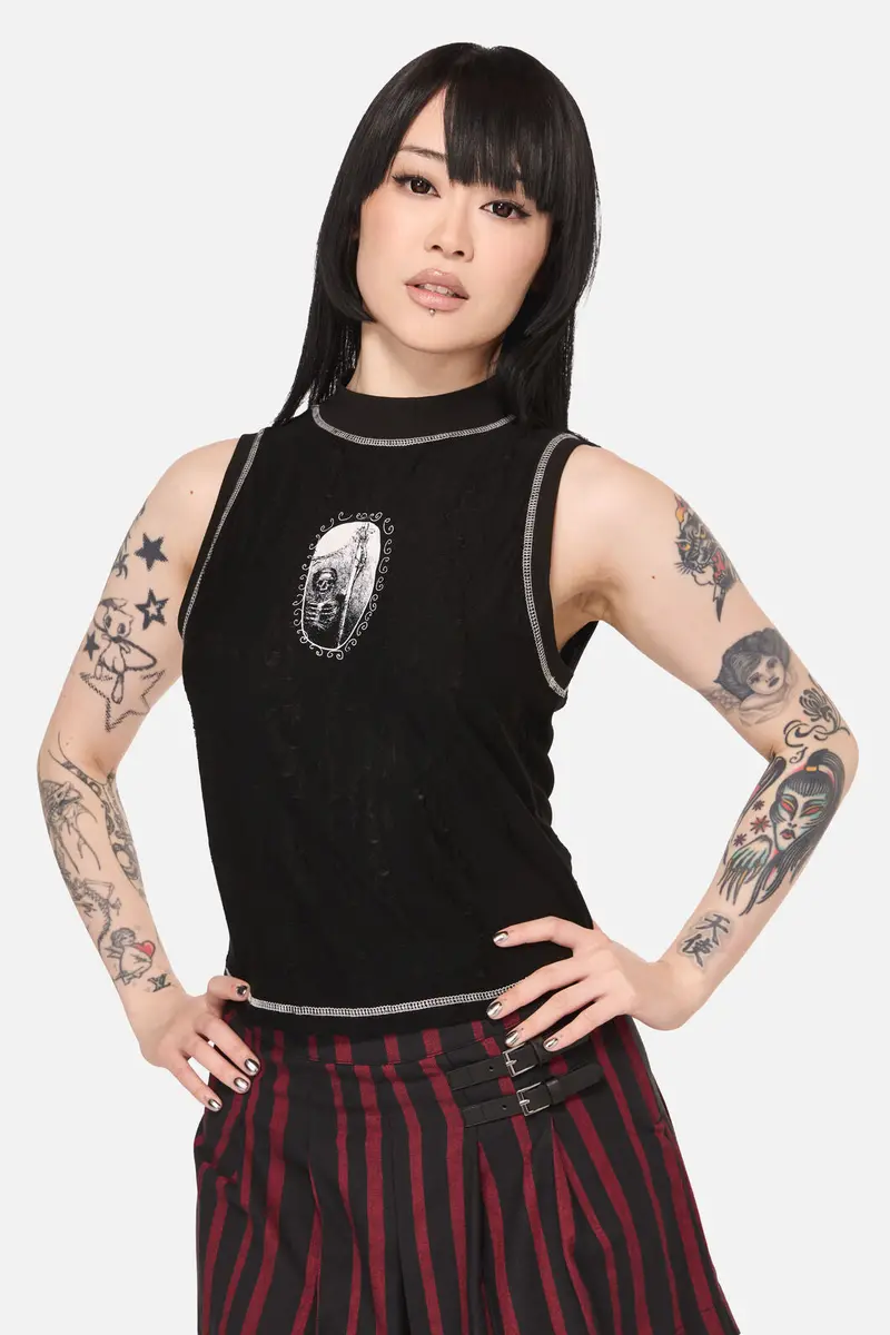 Disturbing Goth Tank Top 1