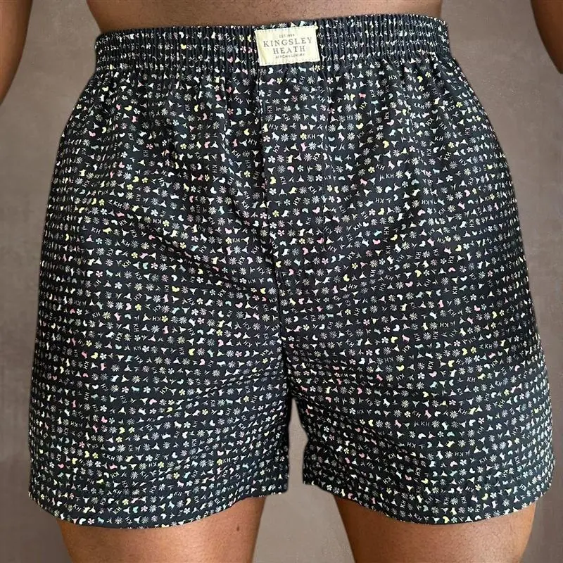 Ditsy Kingsley Heath Elements Sleep Short - Midnight 1