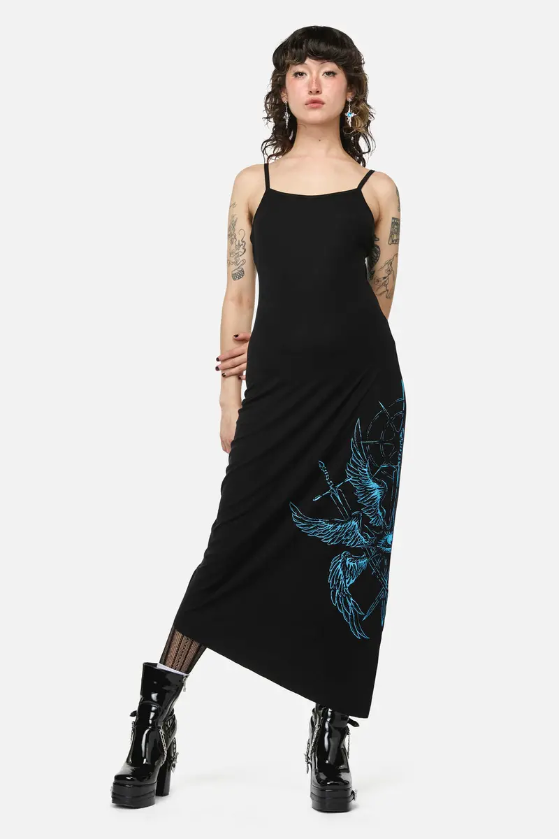 Divination Goth Maxi Dress 1