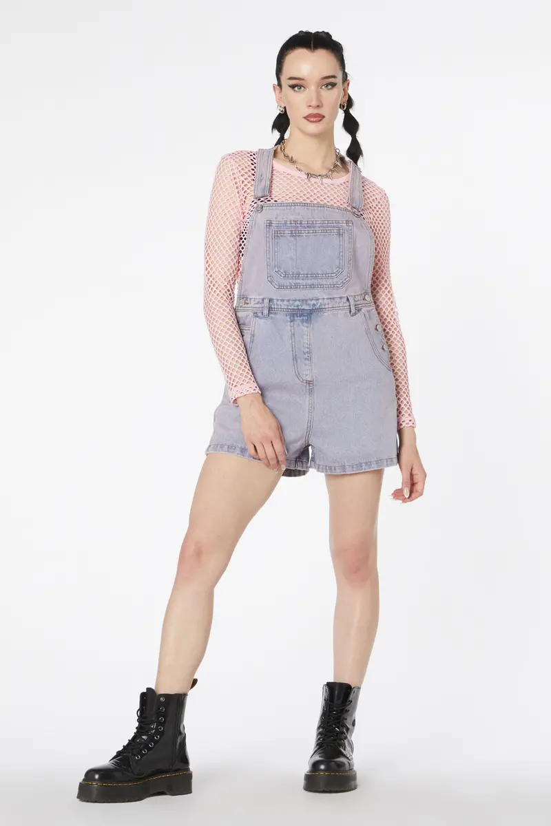 Dixie Denim Short Overall 1