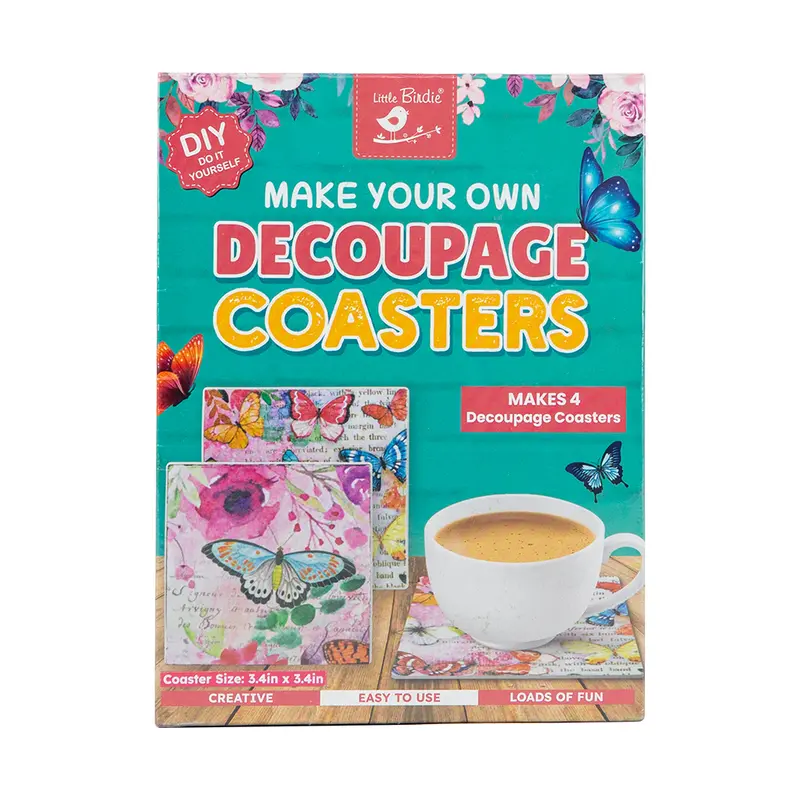 Diy Make Your Own Decoupage Coasters 1
