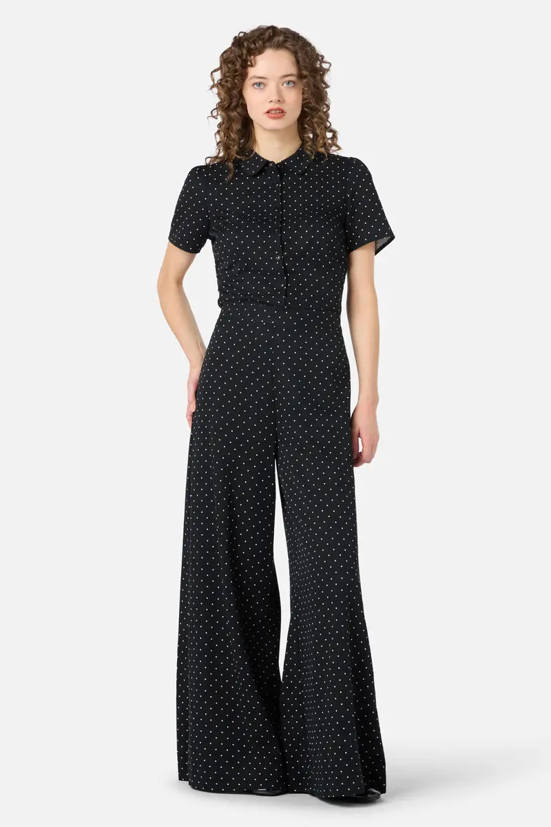 Dolly Spot Palazzo Pant 1