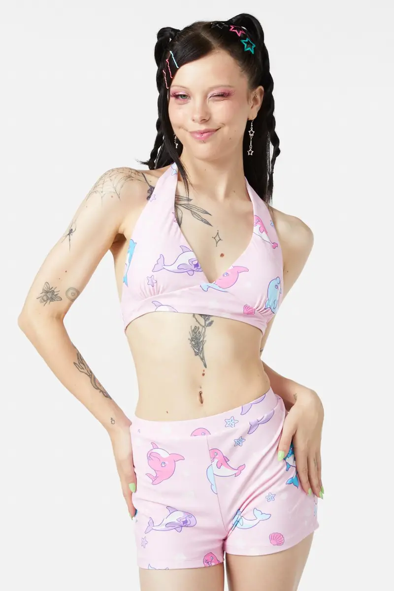 Dolphin Pod Swim Top 1