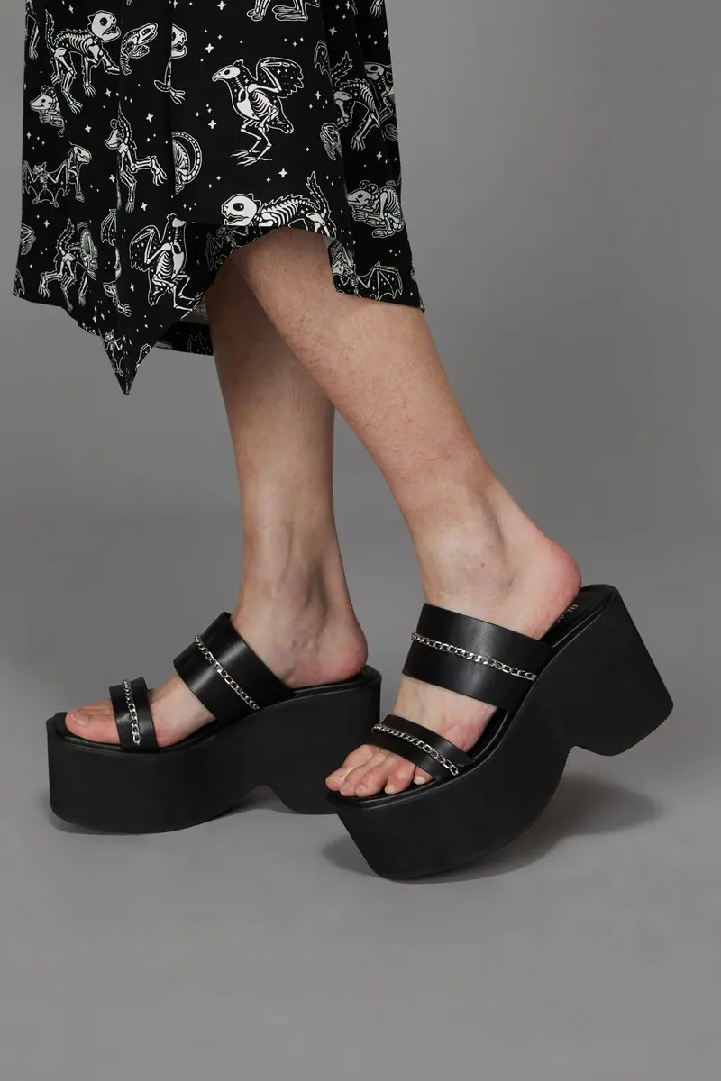 Double Chain Sandals 1