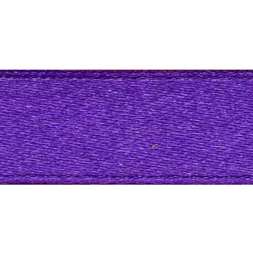Double Sided Satin Ribbon, Purple- 15Mm X 4M 1