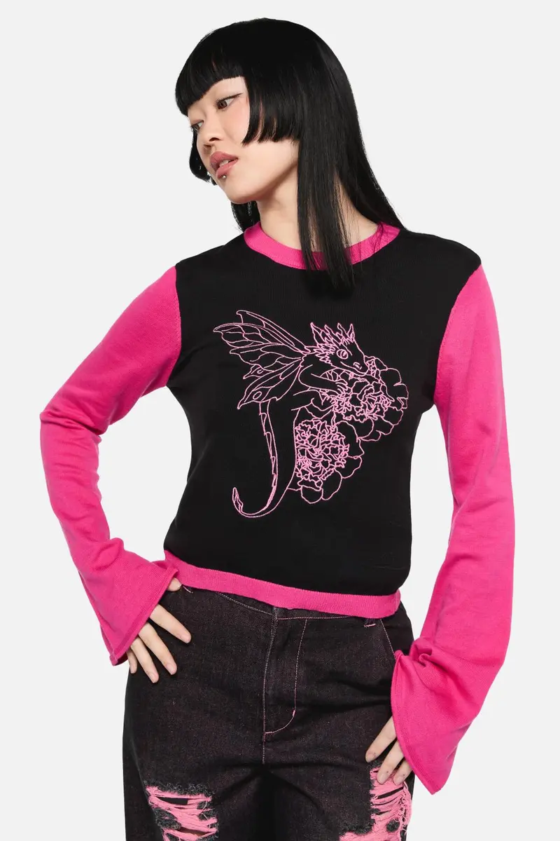 Dragons Grove Contrast Knit 1