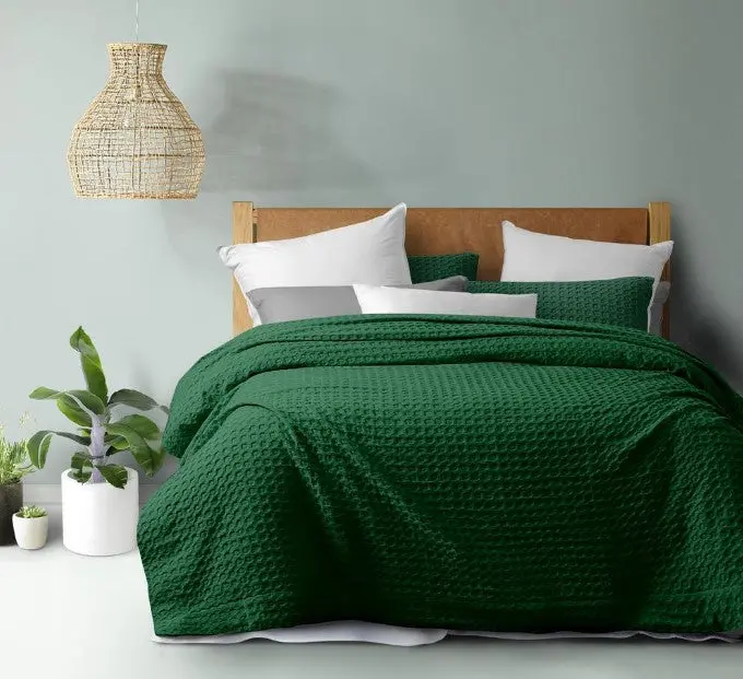 Dreamaker Cotton Waffle Quilt Cover Set 3