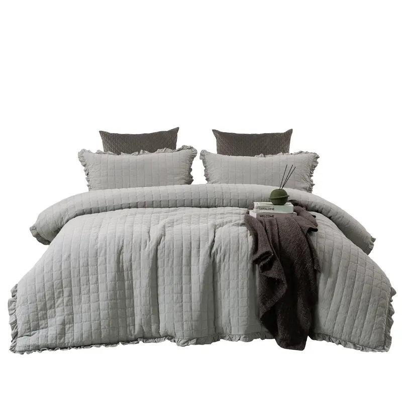 Dreamaker Premium Quilted Sandwash Quilt Cover Set 1