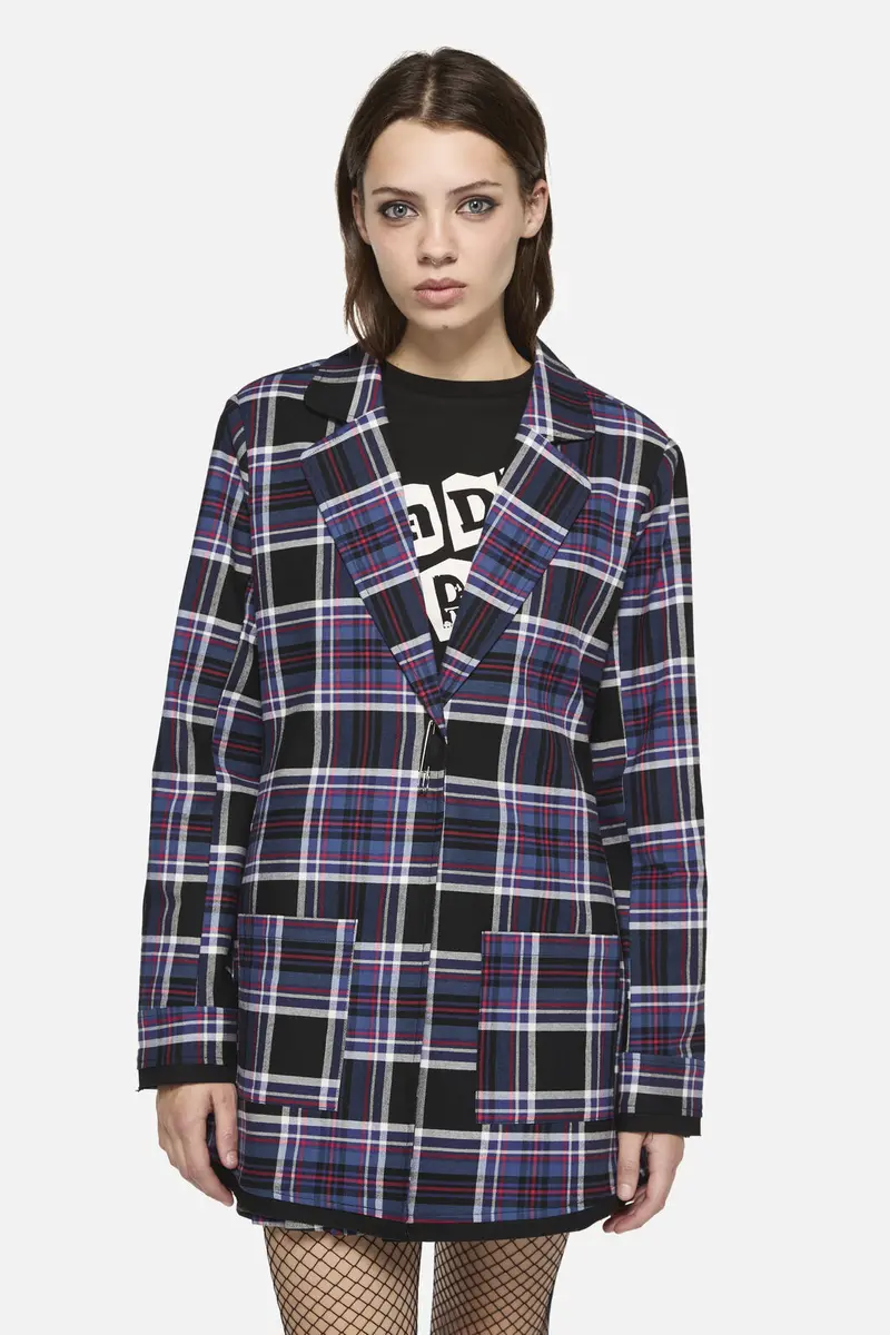 Edgy Tartan Jacket 1