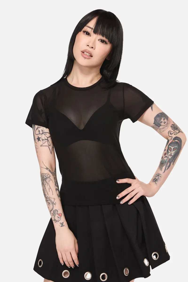 Electric Punk Mesh Top 1