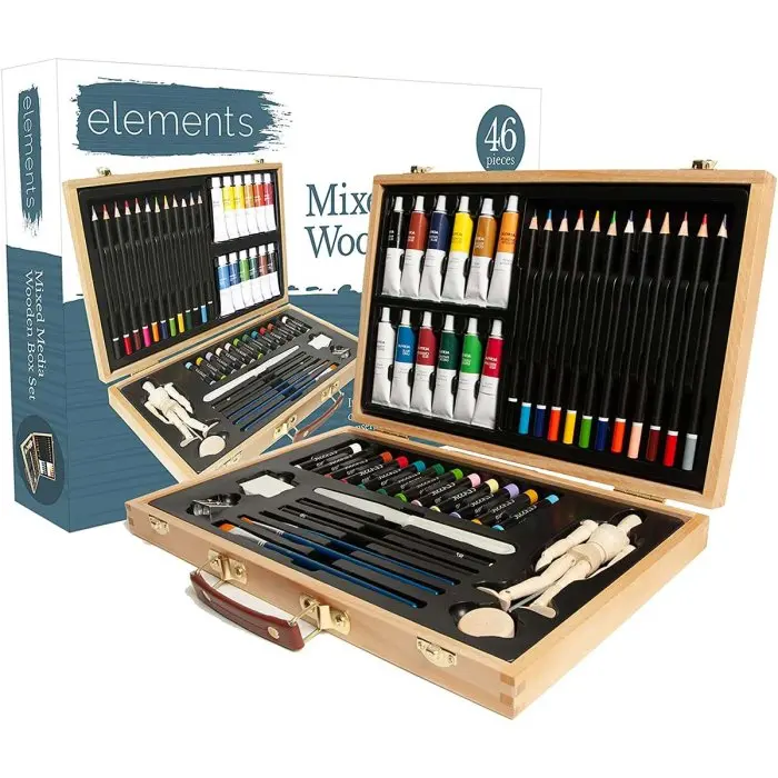 Elements Mixed Media Wooden Box Set 1