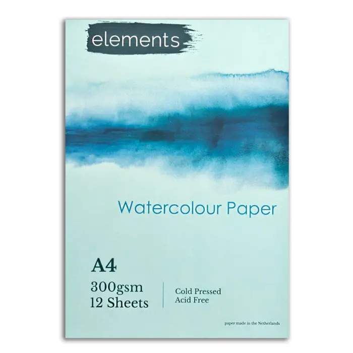 Elements Watercolour Pad A4 1