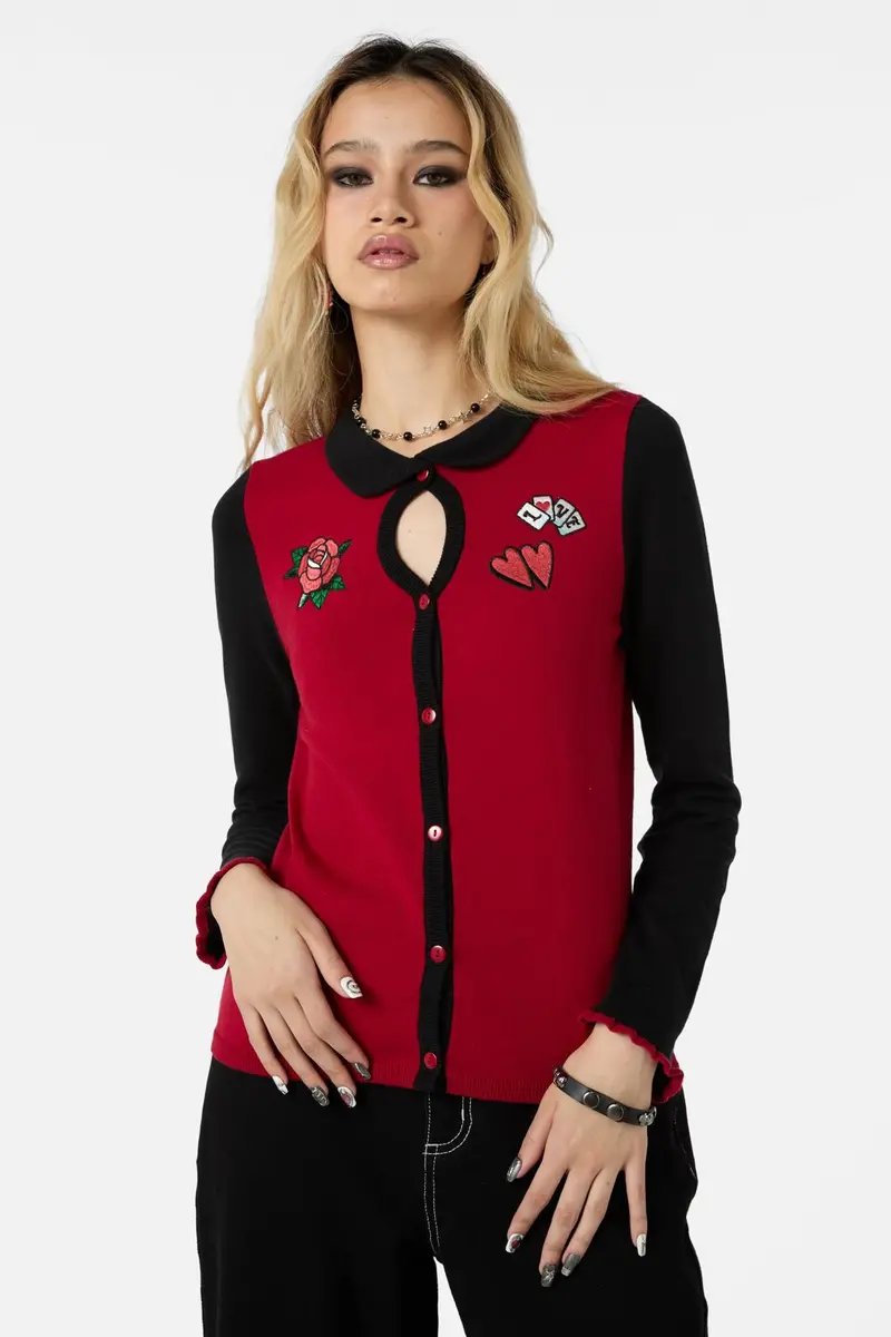 Eros Contrast Cardi 1