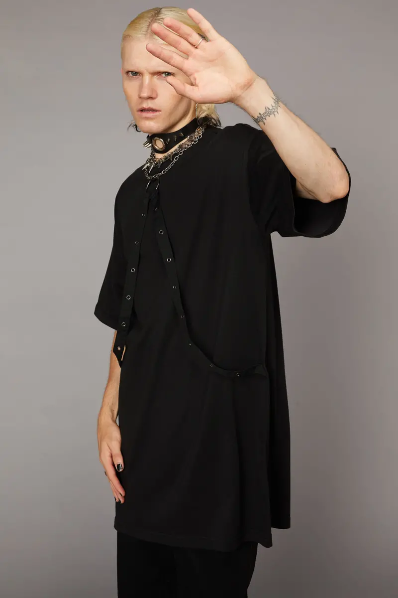 Eyelet Trim Dress 1
