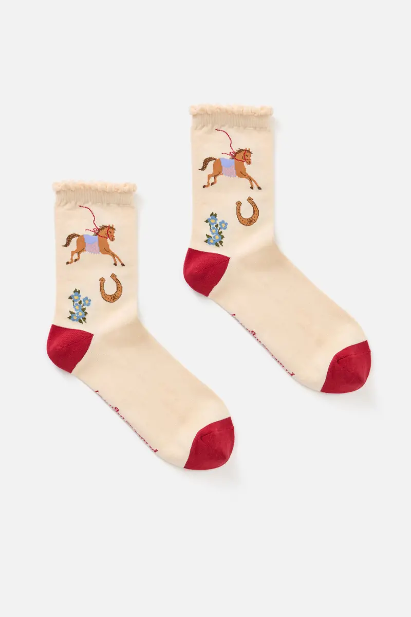 Fancy Horse Sock 1