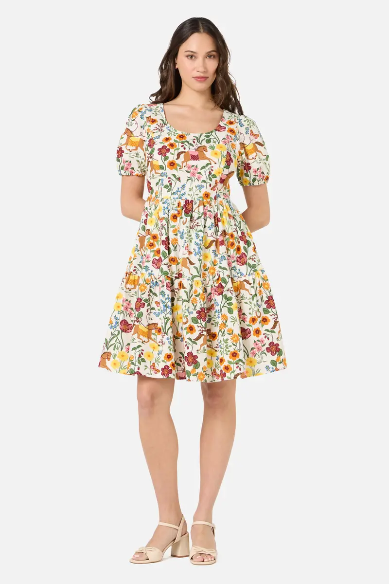 Fancy Horses Tiered Mini Dress 1