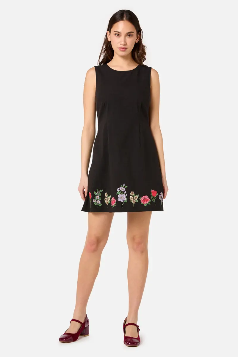 Fleur Embroidered Shift Dress 1