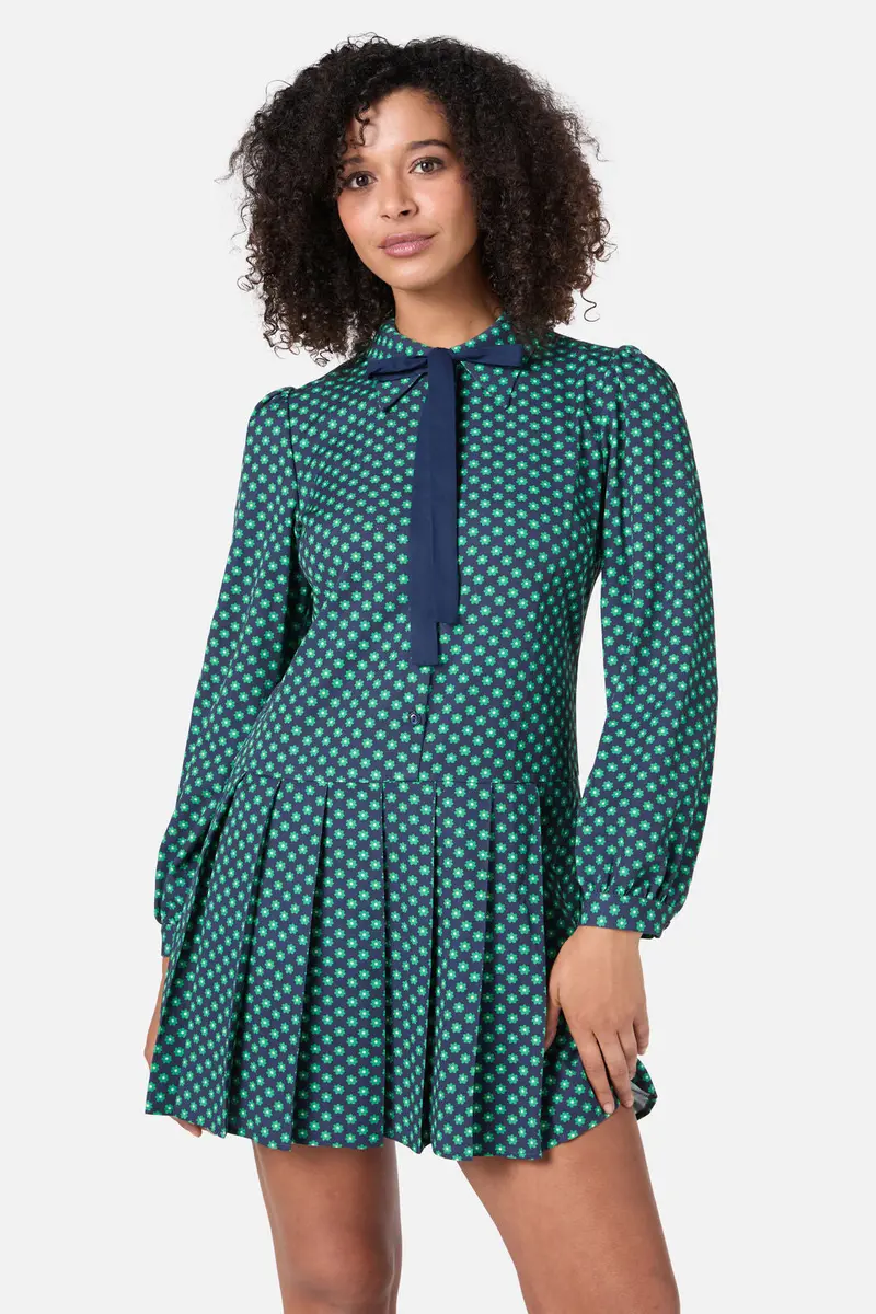 Flora Geo Shirt Dress 1