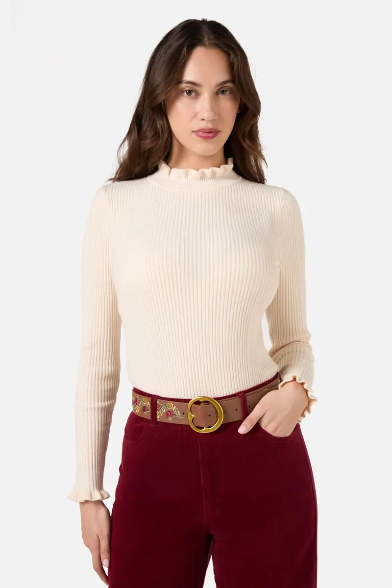 Floral Embroidered Belt 1