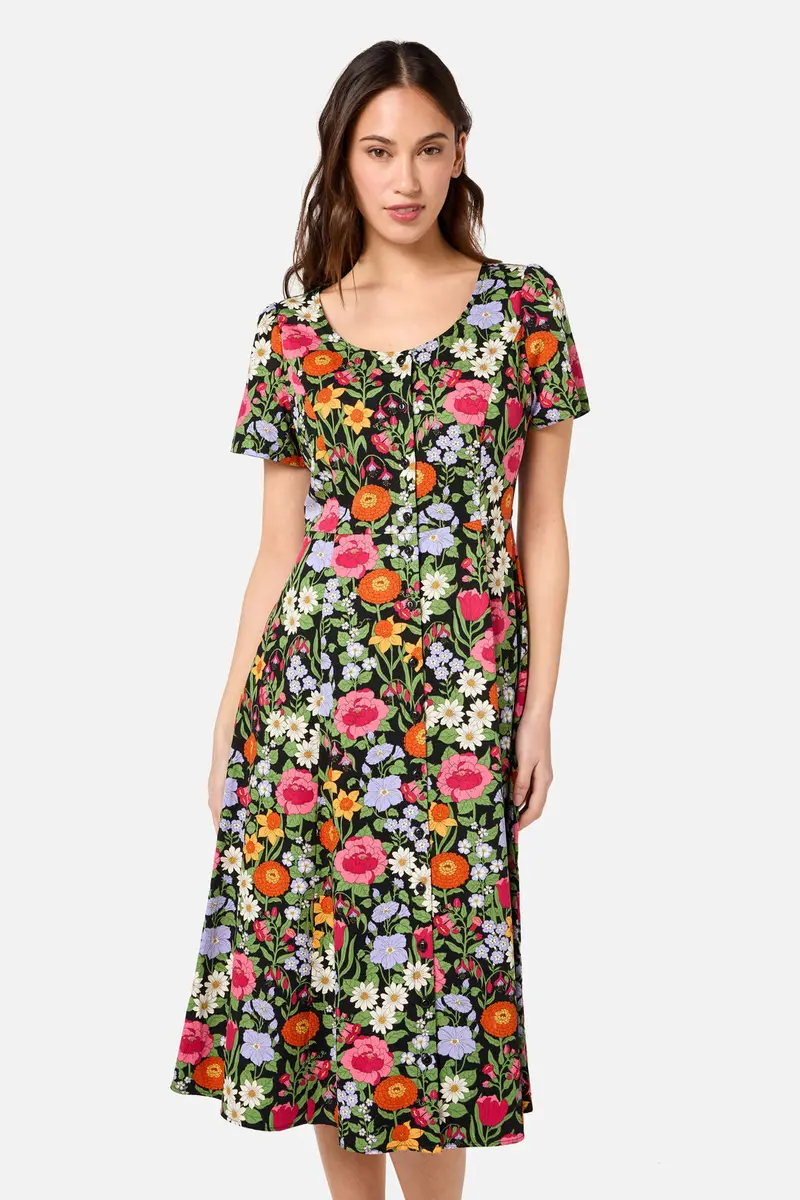 Floral Field Midi Dress 1